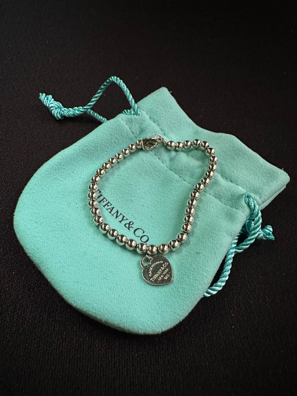 Tiffany & Co. Sterling Silver Bead Bracelet - Picture 3 of 5